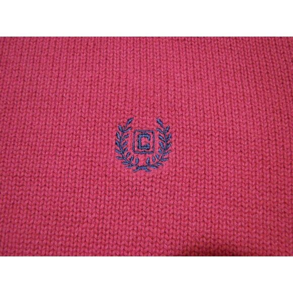 CHAPS Mens LS Winter 3 Button Henley 100% Cotton Pullover Sweater Red Size XL - Picture 6 of 11
